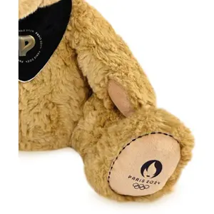 Peluche ours avec bandana Paris 2024 Premium 37 cm image-3