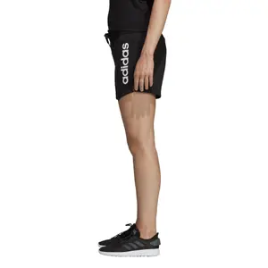 Pantalón corto mujer adidas Essentials Linear Logo image-4