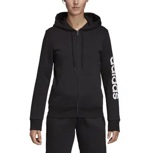 Chaqueta con capucha para mujer adidas Essentials Linear Fleece image-2