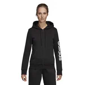 Chaqueta con capucha para mujer adidas Essentials Linear Fleece image-1