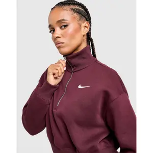 Sweatshirt 1/4 zip femme Nike Phoenix Fleece image-3