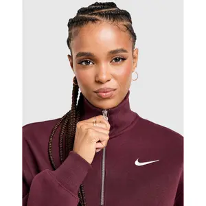 Sweatshirt 1/4 zip femme Nike Phoenix Fleece image-4