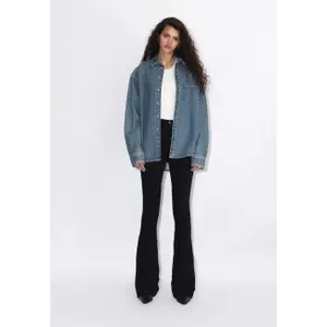Jeans flare alta vita donna Dr. Denim Moxy image-2