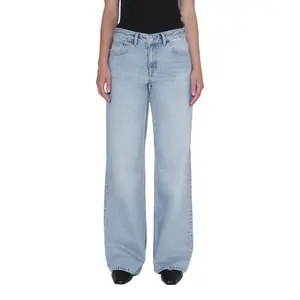 Women's Wide Leg Distressed Jeans Dr. Denim Rhue