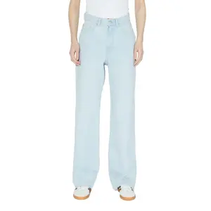 Light Wash Straight Leg Jeans for Women Dr. Denim Echo