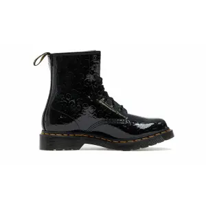 Botas de mulher Dr Martens 1460 Patent Lamper Leopard Emboss image-0