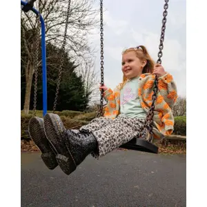 Glitter ankle boots for girls Dr Martens 1460 image-3