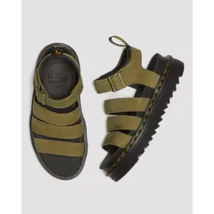 Sandálias de plataforma feminina Dr Martens Blaire Tumbled image-2