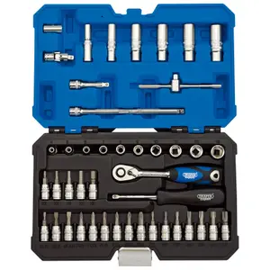 1/4 Metric Socket and Ratchet Set Draper (x44) image-0