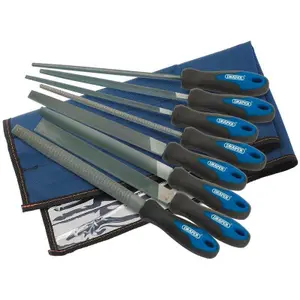 Set of 6 Files and 2 Graters Draper (x8) image-0
