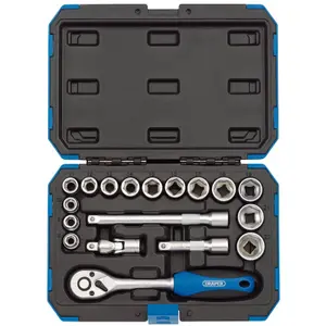 Motorcycle Tool Set Socket & Ratchet Metric & Imperial Draper image-0