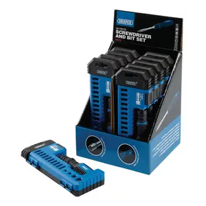 Screwdriver and Bit Set with Extendable Bit Holder Draper image-1