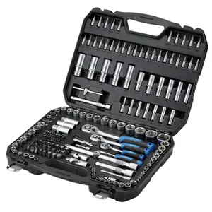 Motorcycle Tool Kit with Metric Sockets and Bits Draper image-0