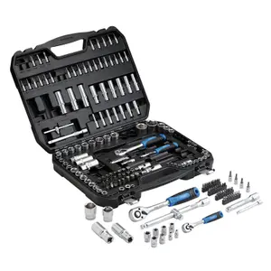 Motorcycle Tool Kit with Metric Sockets and Bits Draper image-2