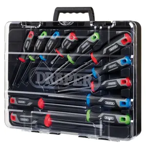 Soft Grip Screwdriver Set Draper (x12) image-0