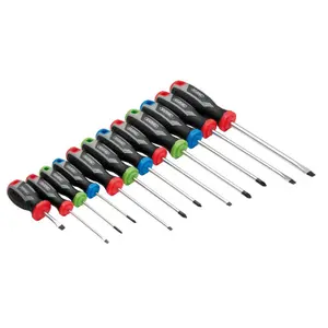 Soft Grip Screwdriver Set Draper (x12) image-2