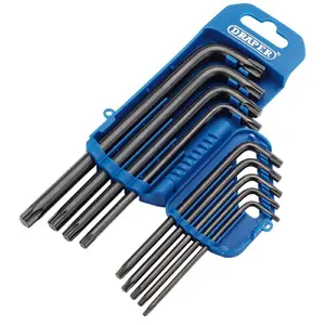 Conjunto de 9 chaves torx macho Draper image-0