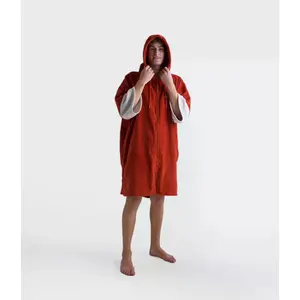 Poncho con zip e cappuccio Dryrobe image-1
