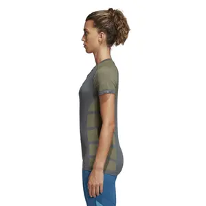 Camiseta de mujer adidas Primeknit Cru image-3