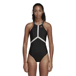 Fato de banho feminino adidas Solid logo image-2