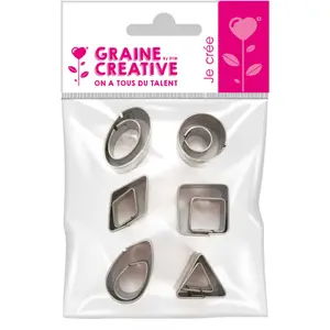Creative activity pieces metal cookie cutter minie Dtm loisirs creatifs (x12) image-1
