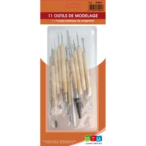 Set of 11 modeling tools Dtm Loisirs Creatifs image-0