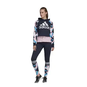 Sudadera con capucha para mujer adidas Sport ID Printed Crop image-1