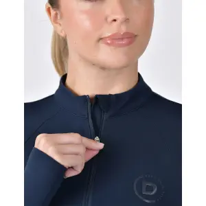 Damen Langarm-Reitshirt aus gebürstetem Material Dublin image-4