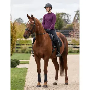 Damen Langarm-Reitshirt aus gebürstetem Material Dublin image-4