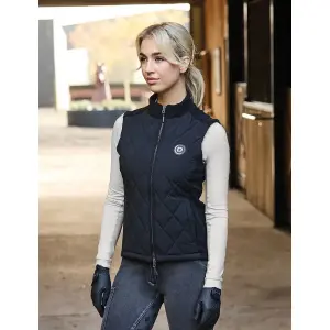 Veste sans manches équitation matelassé femme Dublin Quinn Quilted image-0