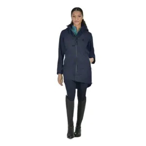 Casaco de equitação à prova de água para mulheres Dublin Larni Longline image-0
