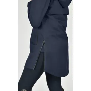 Casaco de equitação à prova de água para mulheres Dublin Larni Longline image-3