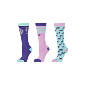Reitsocken für Kinder Dublin (x3) image-0