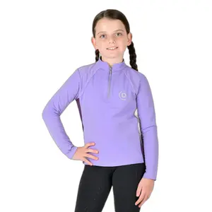 Camisola de equitação para crianças Dublin Sadie Panel Detail image-0