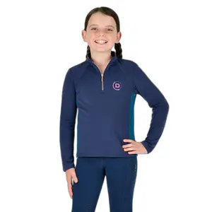 Camisola de equitação para crianças Dublin Sadie Panel Detail image-0