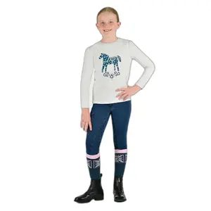 Puff sleeve t-shirt for kids Dublin Poppy image-0