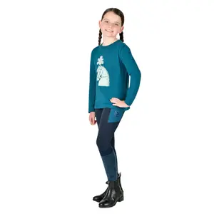 Puff sleeve t-shirt for kids Dublin Poppy image-0