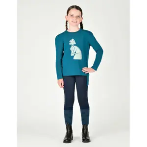 Puff sleeve t-shirt for kids Dublin Poppy image-1