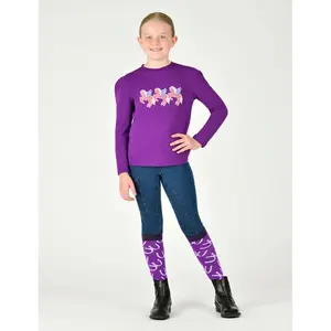 Puff sleeve t-shirt for kids Dublin Poppy image-1