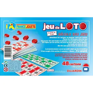 Board games 48-cardboard lotto case Dujardin image-2