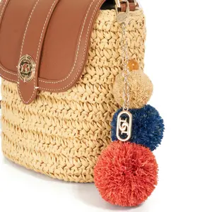 Women's Raffia Crossbody Bag Dune London image-2