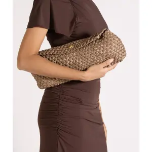 Woven Clutch with Strap for Women Dune London image-4
