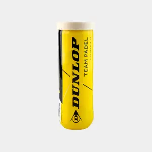 Tube of 3 padel balls Dunlop Team image-1