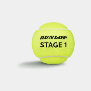Tennis ball Dunlop Stage 1 (x3) image-1