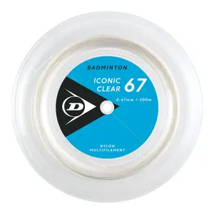 Cordage de badminton Dunlop Iconic Clear 200 m image-0