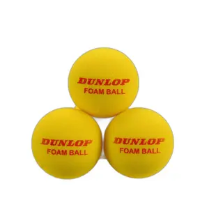 Lot of 12 tennis balls Dunlop Indoor Foam