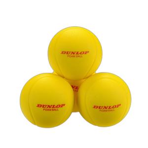 603759-lot-of-12-tennis-balls-dunlop-training-foam-yellow-one-size