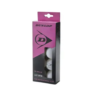 Pack of 10 table tennis balls Dunlop 40+