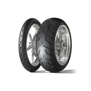 Front motorcycle tire Dunlop D408 Harley Davidson B 17 M/C 65H TL (x2) image-0