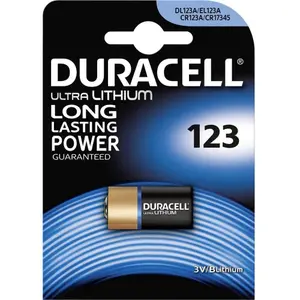 Pile lithium Duracell M3 (type CR123)